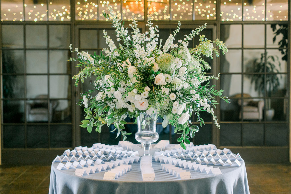 Escort Card Display at Tehama