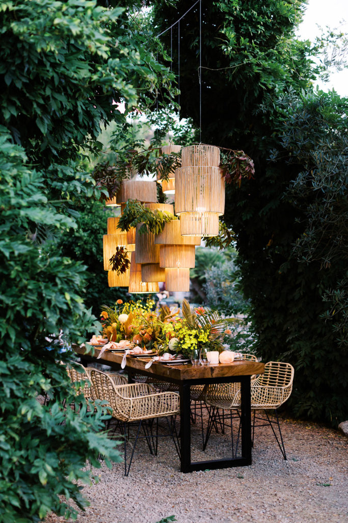 Intimate table for small wedding at De Tierra Vineyards