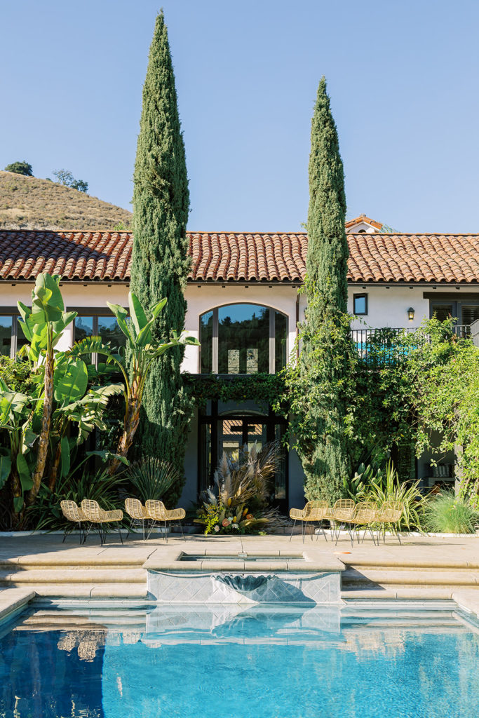 Wedding Ceremony at the Hacienda House at De Tierra Events in Salinas, CA