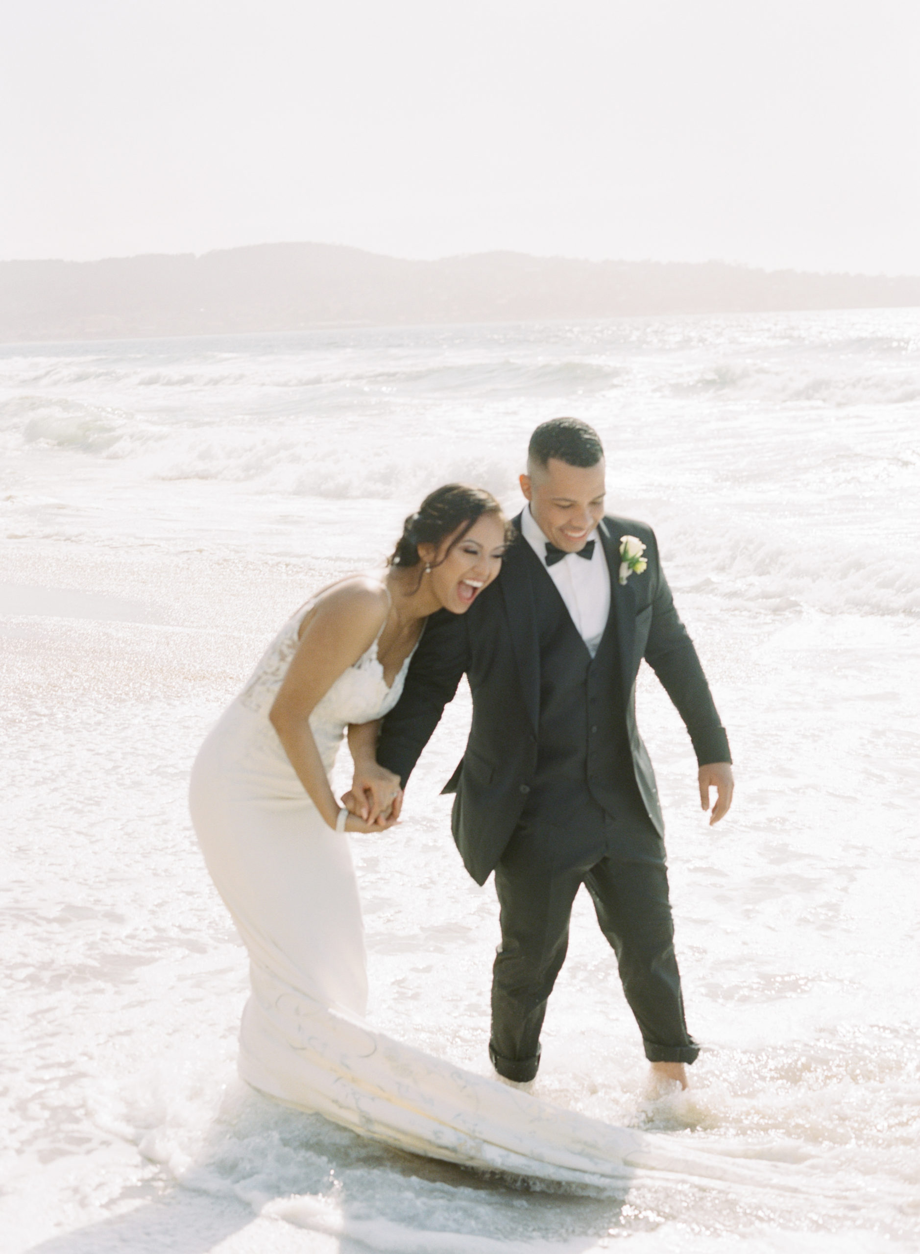 Wedding Couple in the Water